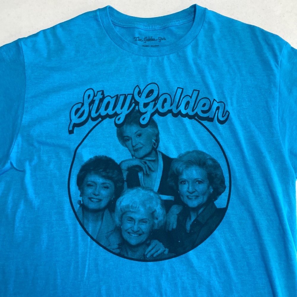The Golden Girls Blue “Stay Golden” T-shirt
